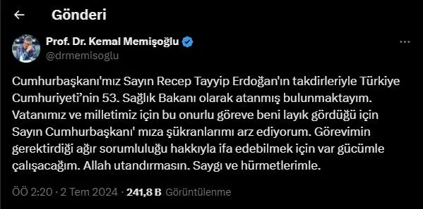 kabinede-gorev-degisimi-cevre-ve-sehircilik-ile-saglik-bakanlari-gorevden-alindi-iste-kabinenin-yeni-isimleri-1719890046012.jpeg Kabine'de görev değişimi! Çevre ve Şehircilik ile Sağlık Bakanları görevden alındı: İşte Kabine'nin yeni isimleri - 5