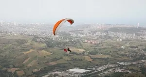 Samsun’da yamaç paraşütü etkinliği