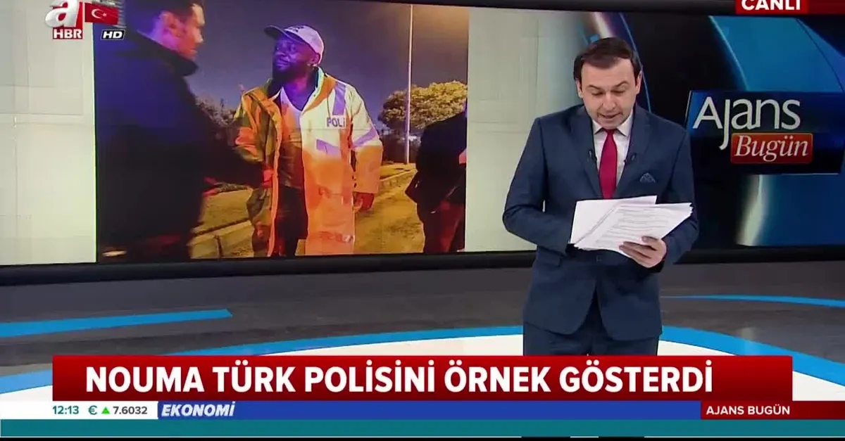 Pascal Nouma Türk polisini örnek gösterdi | Video