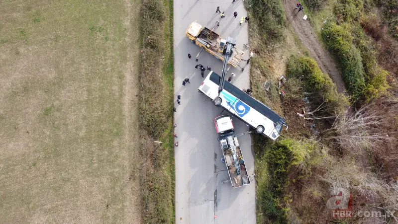 Bartın'da yolcu otobüsü devrildi! Çok sayıda yaralı var 22