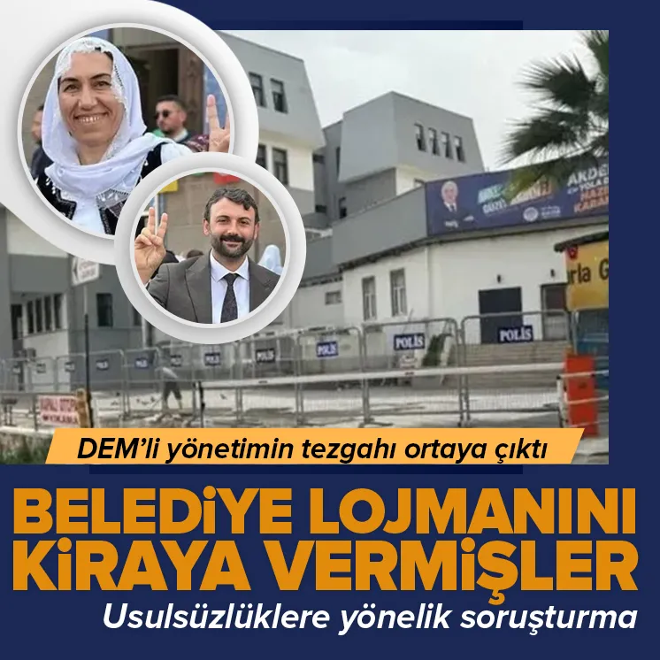DEMli belediyenin ipliği pazara çıktı! Lojmanı kiraya verdikleri ortaya çıktı