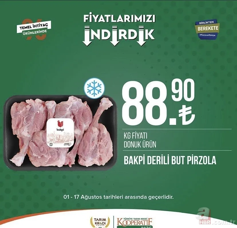Tarım Kredi Market katalog fiyatları 2023 | Pirzola 88.90, Taze kaşar 159,90, zeytin 54.90 TL... İndirimli ürünler sil baştan değişecek! 22