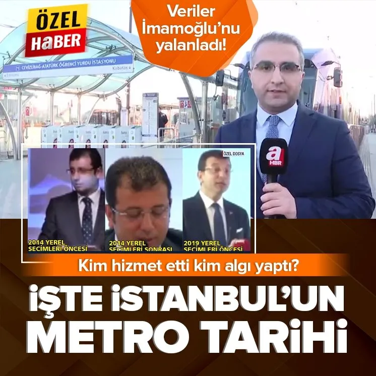İstanbul’un metro tarihi!