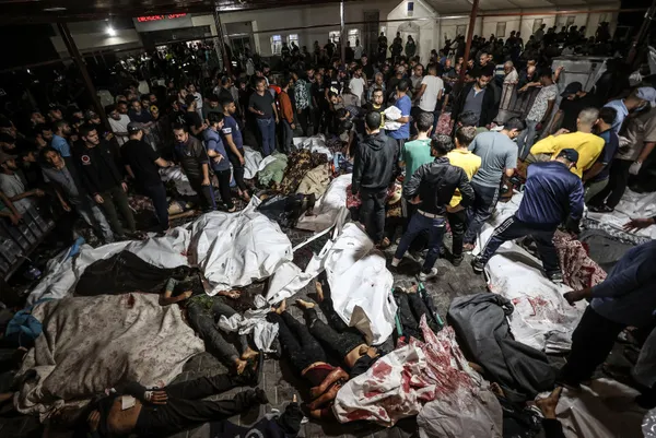 İsrail’in Gazze’de hastane saldırısı dünya medyasında