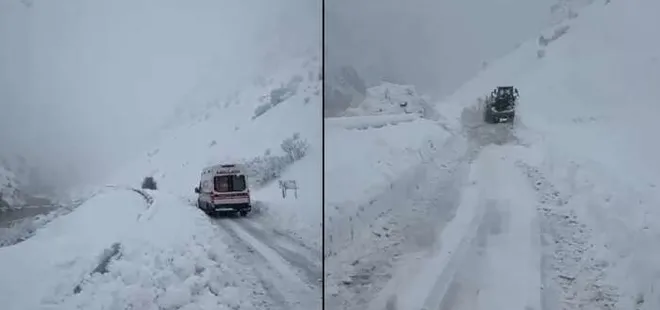 Hakkari'de 7 aylık bebek için çığlar aşıldı