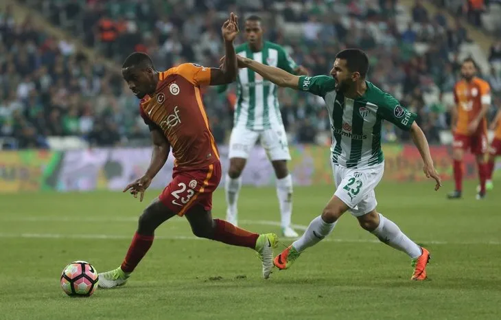 Bursaspor - Galatasaray maçından kareler