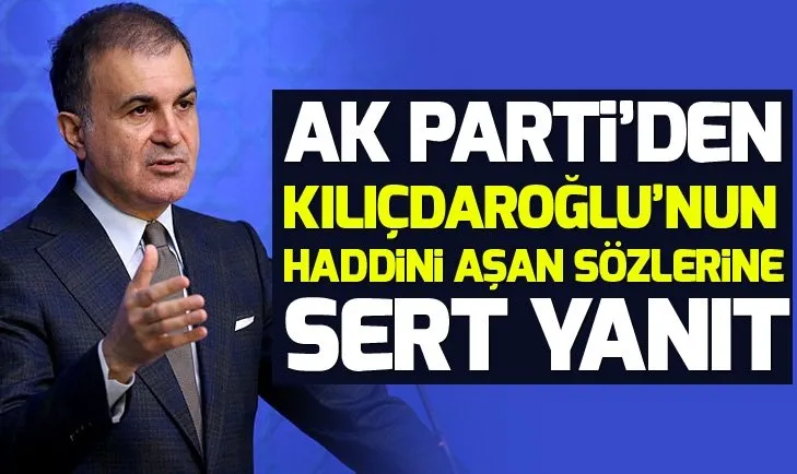 AK Partiâden KÄ±lÄ±Ã§daroÄluânun haddini aÅan sÃ¶zlerine sert yanÄ±t