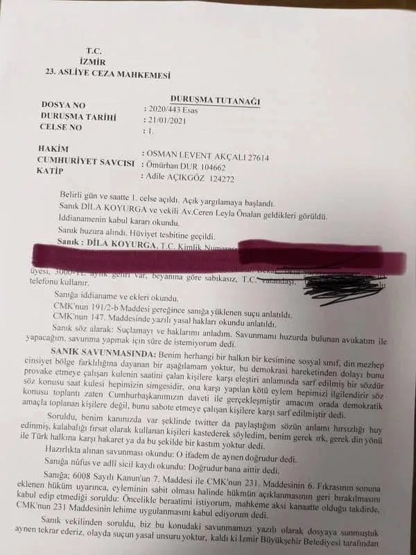 Son dakika: Başkan Erdoğan’a hakaret eden CHP’li Dila Koyurga hakkında flaş gelişme