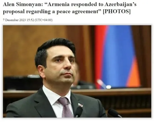 Ermenistan’dan Azerbaycan’ın barış teklifine cevap: Birkaç gün içinde imzalanabilir