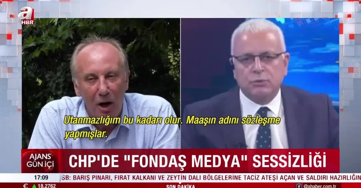 Muharrem İnce - Merdan Yanardağ gerginliği zirve yaptı: Onurun varsa korkma!