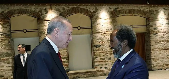Başkan Erdoğan Somali Cumhurbaşkanı Hasan Şeyh Mahmud ile görüştü! İşte ele alınan konular...
