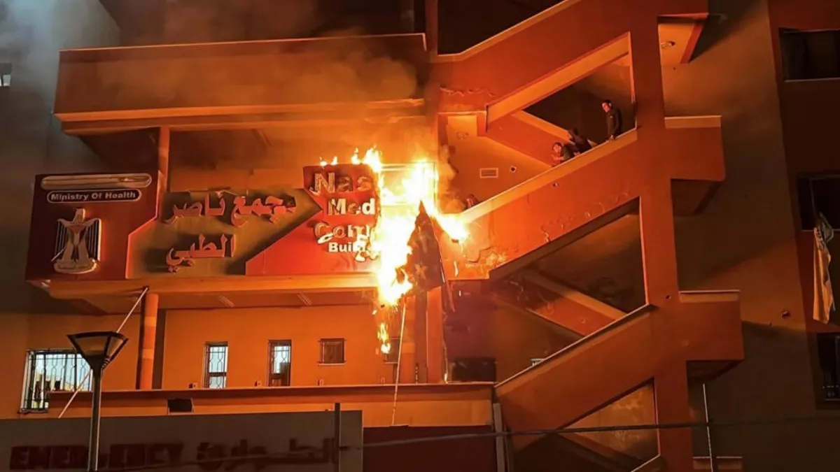 İsrail'den Hamas'ın siyasi büro üyesi İsmail Berhum'a suikast! Tedavi gördüğü hastaneye yoğun bombardıman