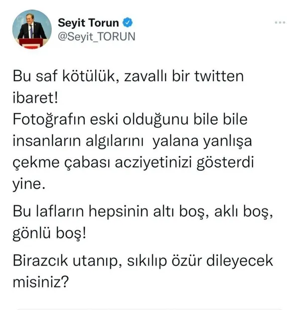 CHP Genel Başkan Yardımcısı Seyit Torun’dan İmamoğlu - İngiliz Büyükelçi görüşmesiyle ilgili bomba açıklama: Hata yaptık