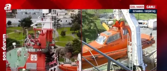 Türkiye’nin ilk acil müdahale gemisi! A Haber Nene Hatun Gemisi’nde