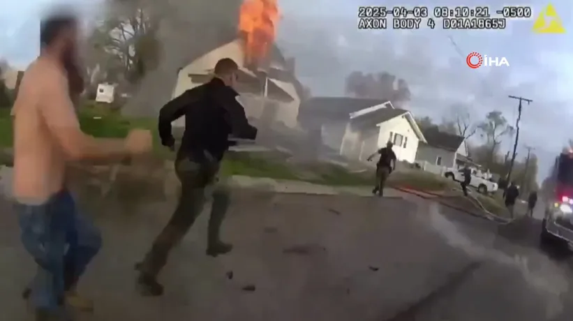 Bir anda bomba gibi patladı! Böyle altında kaldı