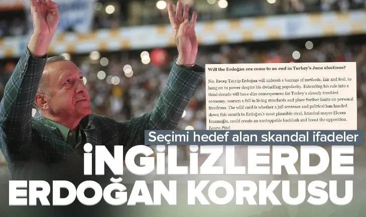İngiliz basınında Başkan Erdoğan korkusu!