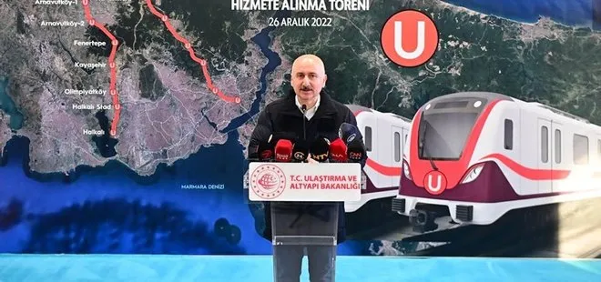 Bakan Karaismailoğlu, Halkalı-İstanbul Havalimanı Metro Hattı Depo Sahası açılışında konuştu! Muhalefete gönderme