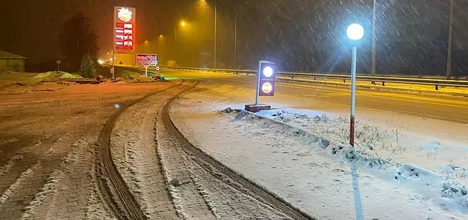 Çorum’da nisan ayında kar etkili oldu