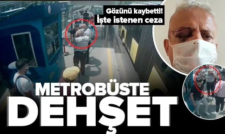 Metrobüste dehşet: Maske uyarısında bulunan görevliyi yumrukla kör etti! İşte istenen ceza