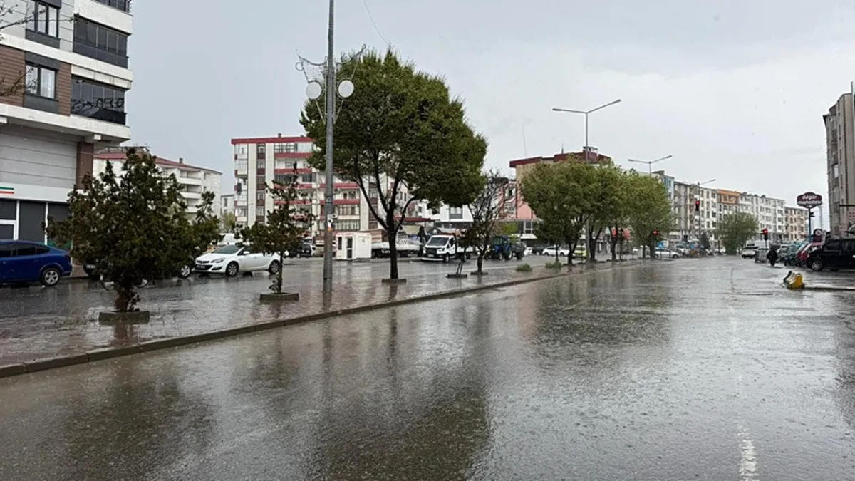 Iğdır'da sağanak yağış hayatı felç etti