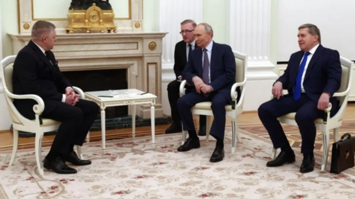 Rus lider Putin Slovakya Başbakanı Fico ile görüştü