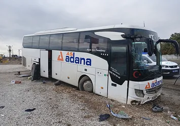 Ankara'daki otobüs kazası kamerada! 5 kişi ağır yaralı...