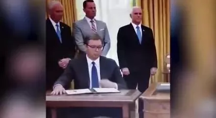 Sırbistan Cumhurbaşkanı Aleksandar Vucic’i pişman eden imza! Tüm dünya konuşuyor