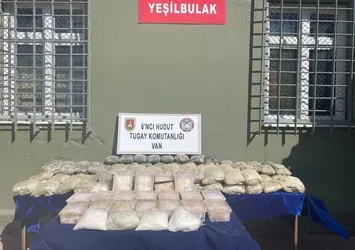 Van'da sınır hattında zehir tacirlerine operasyon! 91 kilodan fazla uyuşturucu ele geçirildi
