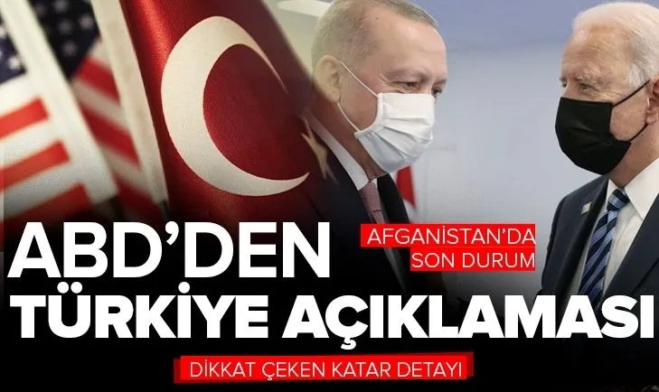 ABD’den son dakika Türkiye açıklaması: Kabil havalimanı konusunda birlikte çalışıyoruz