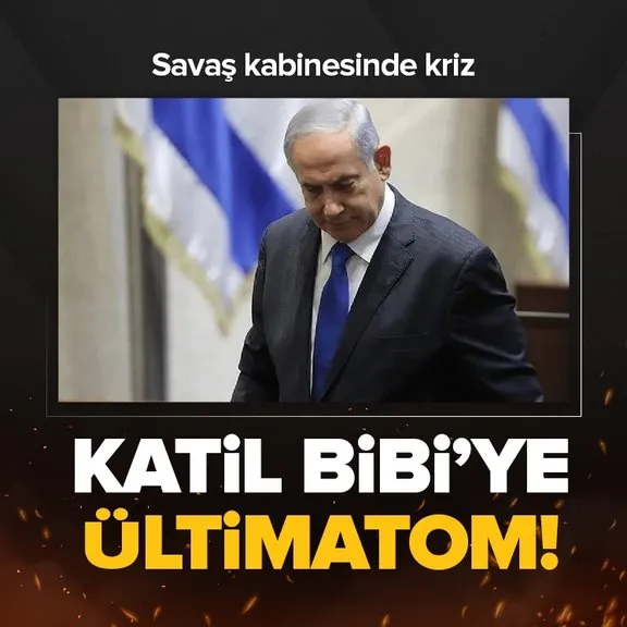 Katil İsrail’de ’Gazze krizi’ büyüyor! Gantz’dan Netanyahu’ya tehdit