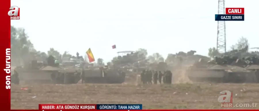İsrail askerlerinden A Haber'e müdahale! Gazze'ye ölüm yağdırmaya gidiyorlar 15