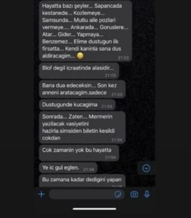 Son dakika: Tuzla'da kan donduran cinayet!: 28 yaşındaki avukat eski nişanlısı tarafından öldürüldü! Katilin mesajları kan dondurdu - 4