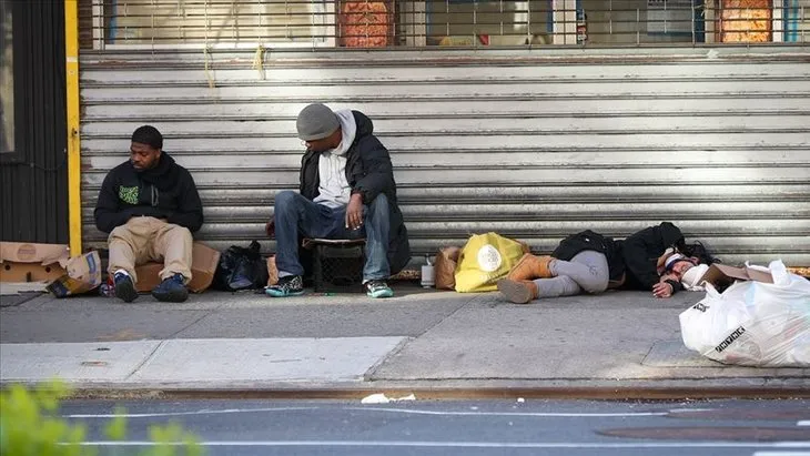 ABD’de korkutan manzara! Sokaklar evsizlerle doldu taştı