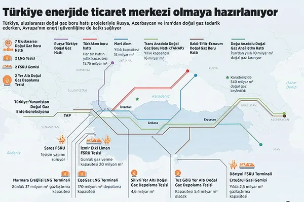 Doğal gaz merkezi Trakya’ya kurulacak! Rus gazı dünyaya Türkiye’den satılacak