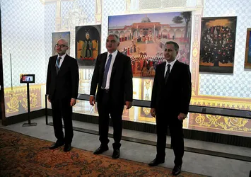 İstanbul Havalimanı Müzesi, "Türkiye'nin Hazineleri-Tahtın Yüzleri" sergisiyle açıldı
