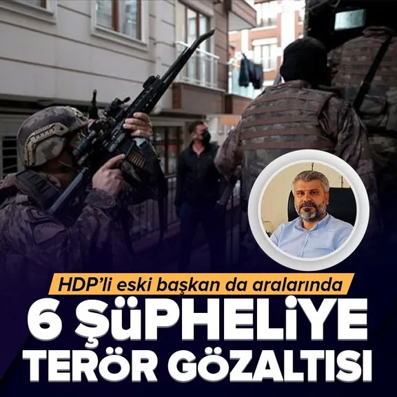 Diyarbakır’da PKK/KCK operasyonunda 6 gözaltı! Aralarında eski HDP’li başkan da var