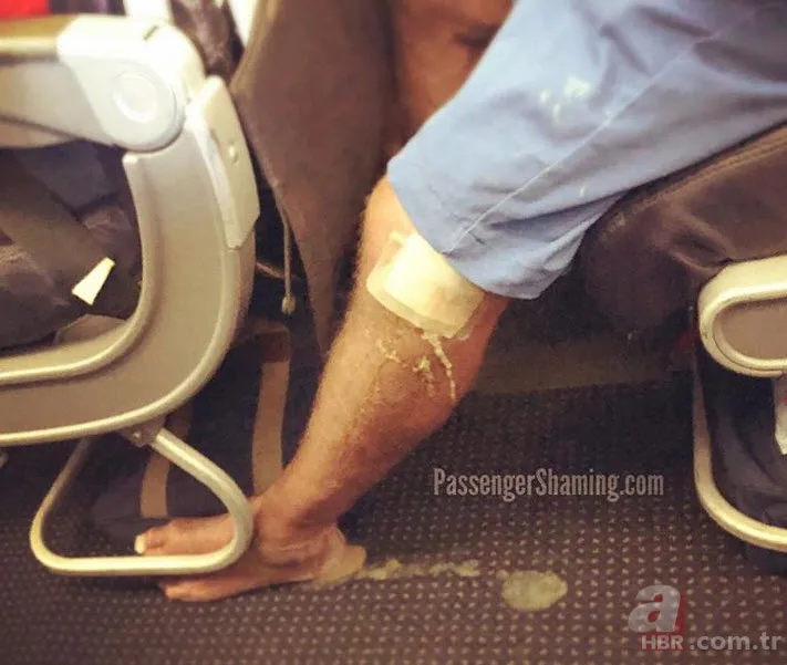 Uçakta iğrenç olay şoke etti! Görenler hayretler içinde kaldı... 6