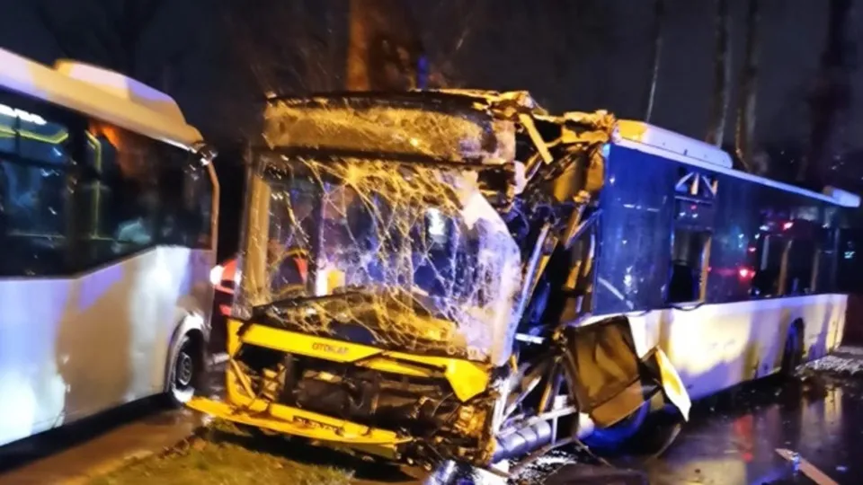 İETT asırlık ağaca tosladı: 7 kişi yaralandı