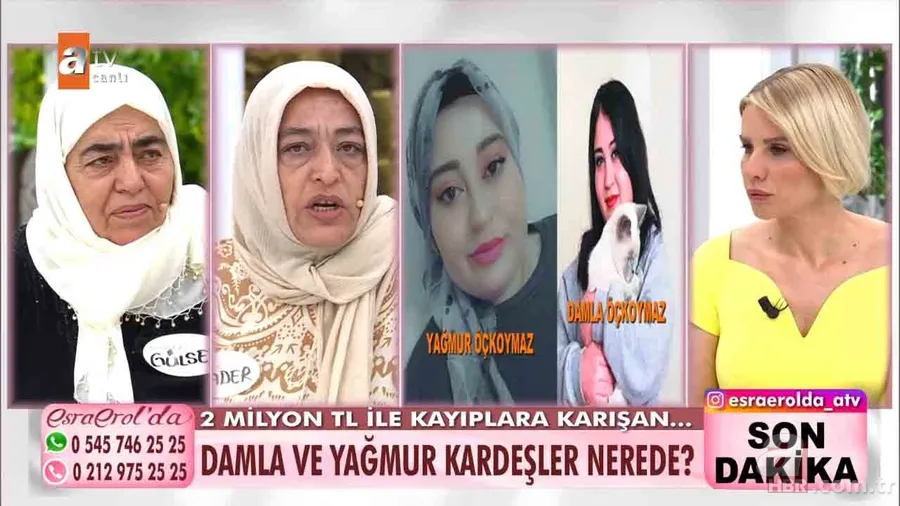 1 Milyon TL ile kayıplara mı karıştılar? Esra Erol Yağmur ve Damla kardeşleri buldu | O sözler üzerine stüdyodakiler şoke oldu 4