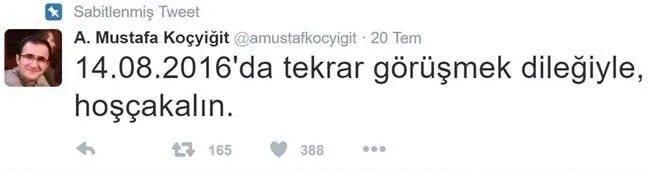 FETÖ'cü hainler 14 Ağustos'a işaret etti - 1