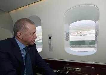 Başkan Erdoğan, Çukurova Uluslararası Havalimanı'nı havadan inceledi! Açılışa gün sayıyor
