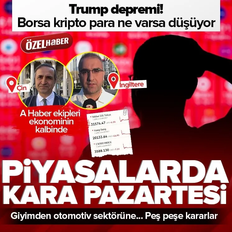 Tarife depremi! Borsalarda kara pazartesi