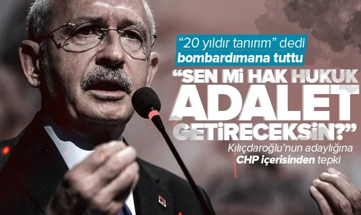 Kılıçdaroğlu’nun adaylığına CHP içerisinden tepki