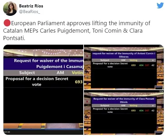 AP’den tarihi Carles Puigdemont kararı! Dokunulmazlıkları kaldırıldı