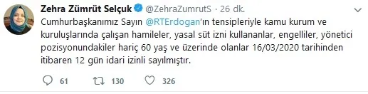 Son dakika: Kamu kurumları için koronavirüs kararı geldi! O kişiler 12 gün idari izinli sayılacak... - 1