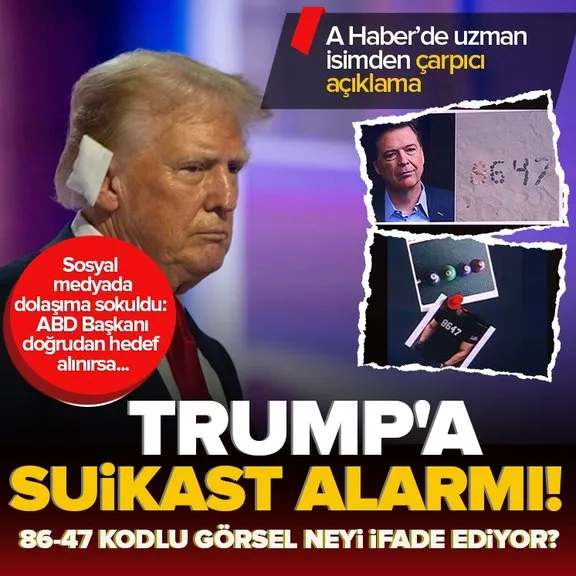 ABD Başkanı Trump’a suikast alarmı!