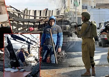 Siyonistlerden Batı Şeria'ya baskın! Ateşkes sonrası ortalığı yakıp yıktılar