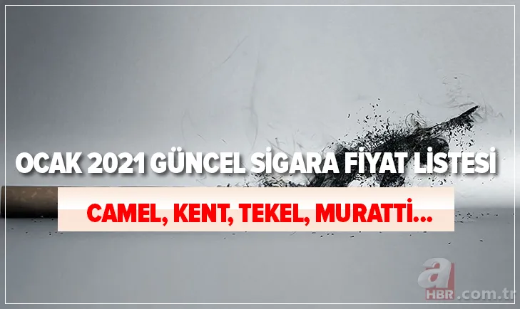 Ocak 2021 güncel sigara fiyat listesi: Yeni yıl ile zamlı sigara fiyatları ne kadar oldu? Kent, Viceroy, Tekel, Muratti, Camel... 1