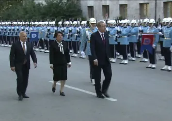 Cumhurbaşkanı Erdoğan, TBMM'ye böyle giriş yaptı