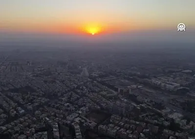 Kasiyun’dan Şam’da gün doğumu